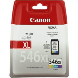 Canon Pixma CL-546XL High Yield Ink Cartridge, Tri-Colour Single Pack, 8288B001